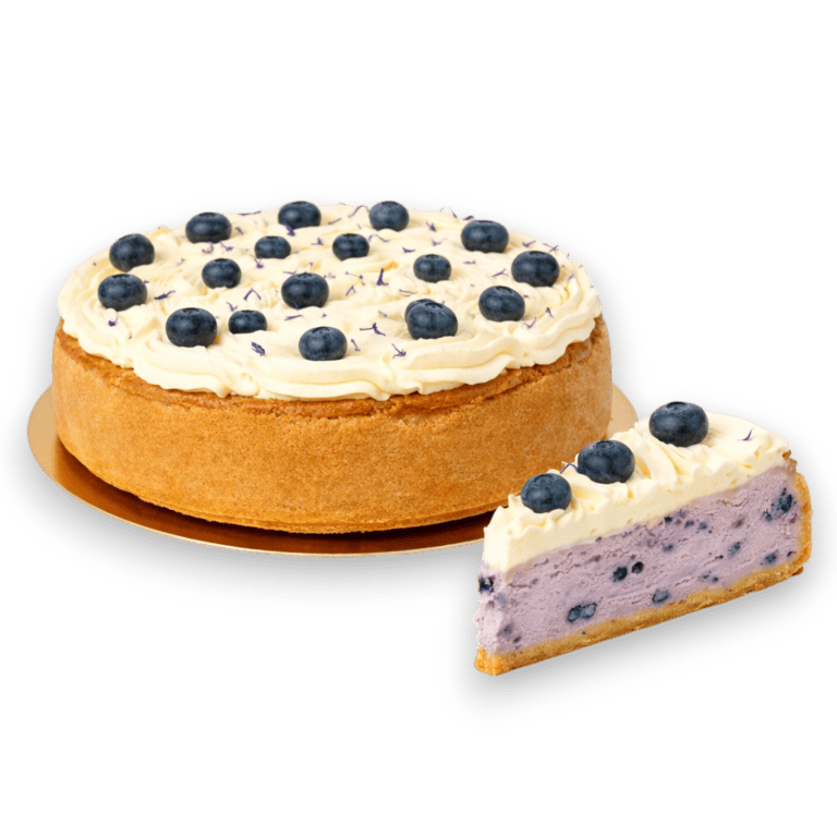 Borůvkový cheesecake